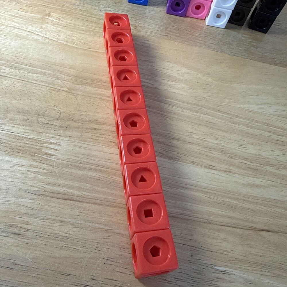 100 MathLink Cubes Set - Ages 5+ STEM Educational Toy for Creative Learning - Picture 3 of 7